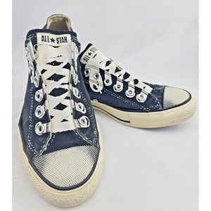 ❤️Converse All Star Painted Laces Low Top  Size M8 / W10 Black
